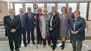 Recogida del cetro diocesano en Alcudia noviembre 2023